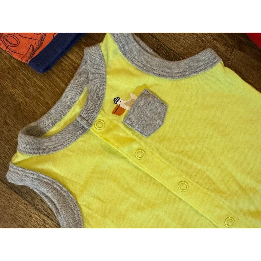 Carters Baby Boy 3 Months Summer Rompers 1 Piece Outfits Clothes Lot Bundle Boat